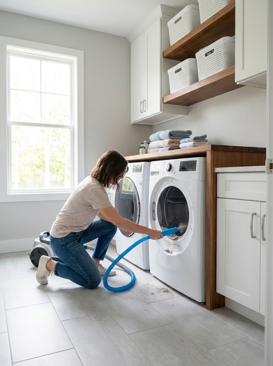 Universal Dryer Vent Vacuum Attachment